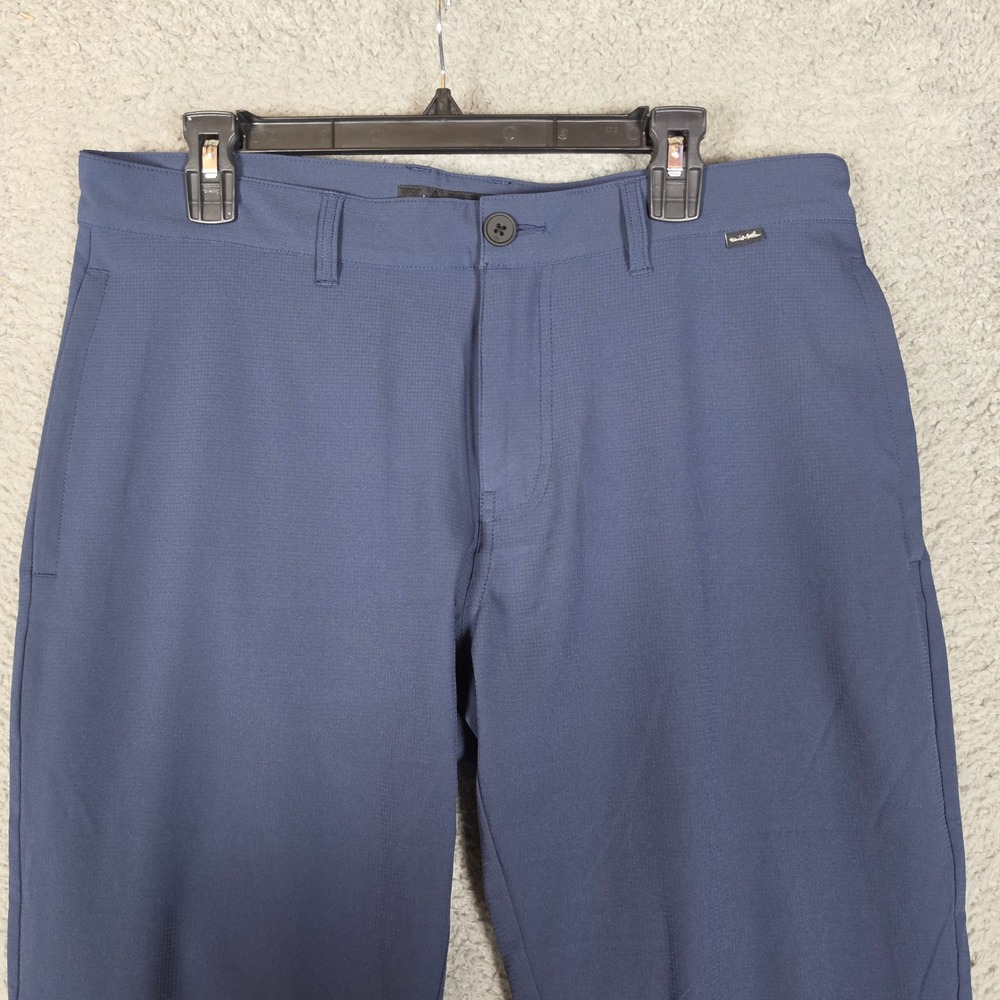 Travis Mathew Chino Pants Mens 34 Blue Business Office Stretch Performance Golf - Picture 5 of 8
